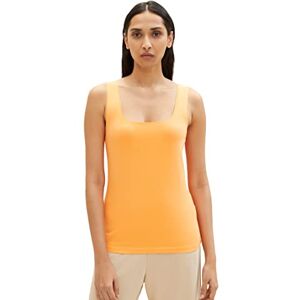 TOM TAILOR Damer Topp 1035393, 29751 Bright Mango Orange, XXS TOM TAILOR Damer Topp 1035393, 29751 Bright Mango Orange, XXS
