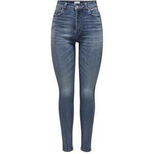 ONLY ONLICONIC HW SK Long ANK DNM GUA163, Mellanblå denim, 30W x 32L ONLY ONLICONIC HW SK Long ANK DNM GUA163, Mellanblå denim, 30W x 32L