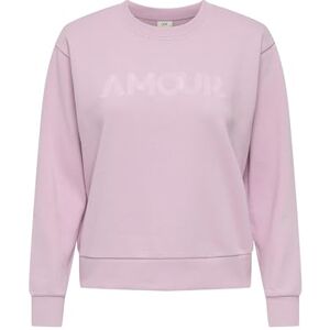 JDY paris L/S Emb Sweat JRS, mauve mist, XS JDY paris L/S Emb Sweat JRS, mauve mist, XS