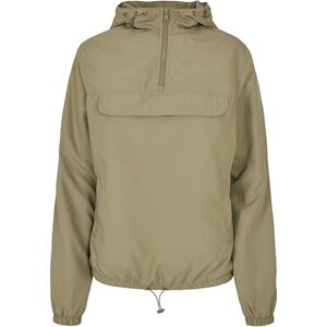 Urban Classics Kvinnors återvunna Basic Pull Over Jacka, Khaki, M Urban Classics Kvinnors återvunna Basic Pull Over Jacka, Khaki, M
