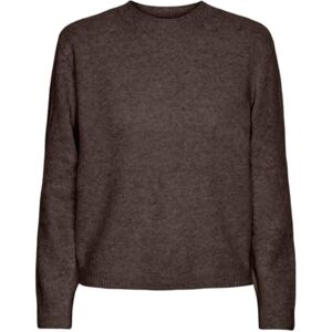 PIECES Pcemma Ls O-hals stickad Pwp Bc, Het fudge, XL PIECES Pcemma Ls O-hals stickad Pwp Bc, Het fudge, XL