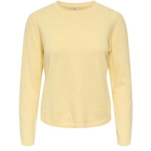 ONLY Onlloyal Ls Oneck tröja KNT Nca, Solljus, M ONLY Onlloyal Ls Oneck tröja KNT Nca, Solljus, M