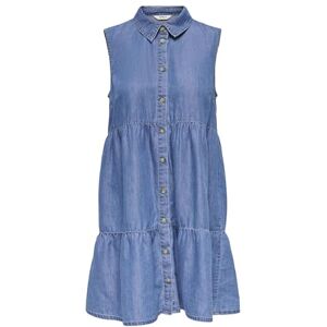 ONLY Onlbea Siesta Sl DNM klänning Bj, Mellanblå denim, M ONLY Onlbea Siesta Sl DNM klänning Bj, Mellanblå denim, M