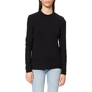 PIECES Pckylie Ls t-Neck Top Noos pullover tröja, Svart, M PIECES Pckylie Ls t-Neck Top Noos pullover tröja, Svart, M