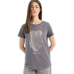 DeFacto damer oversize crop tops – klassisk baströja för kvinnor – bekväm oversize skjorta för kvinnor, GRÅ, 3XL DeFacto damer oversize crop tops – klassisk baströja för kvinnor – bekväm oversize skjorta för kvinnor, GRÅ, 3XL