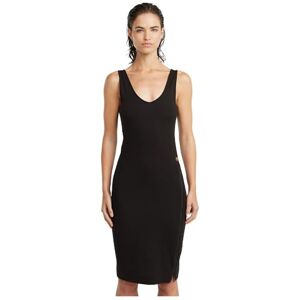 G-STAR Dam asymmetrisk dragkedja Wmn Casual klänning, Svart (Dk Black D26593-d275-6484), XL G-STAR Dam asymmetrisk dragkedja Wmn Casual klänning, Svart (Dk Black D26593-d275-6484), XL