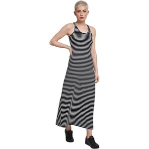 Urban Classics Damklänning, lång racer-ryggklänning, sommarklänning för kvinnor i många färger, storlekar XS – 5XL, svart/vit, S Urban Classics Damklänning, lång racer-ryggklänning, sommarklänning för kvinnor i många färger, storlekar XS – 5XL, svart/vit, S