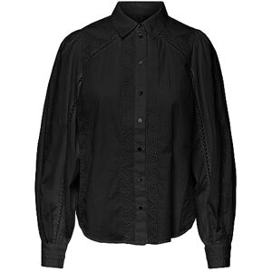 YAS Dam, kenora Ls Shirt S. Noos blus, svart, S YAS Dam, kenora Ls Shirt S. Noos blus, svart, S