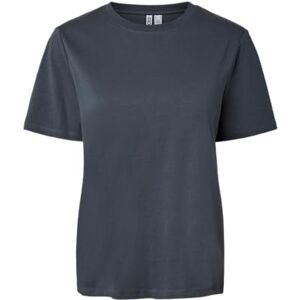 PIECES Bestseller A/S Dam Pcria Ss Solid Tee Noos Bc T-shirt, Amber blå, L PIECES Bestseller A/S Dam Pcria Ss Solid Tee Noos Bc T-shirt, Amber blå, L