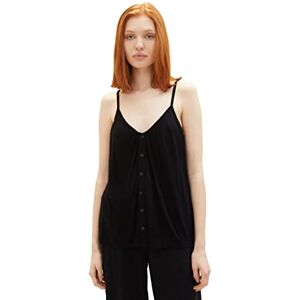 TOM TAILOR Denim Dam 1038385 topp, 14482-Deep Black, XS, 14482 – djup svart, XS TOM TAILOR Denim Dam 1038385 topp, 14482-Deep Black, XS, 14482 – djup svart, XS