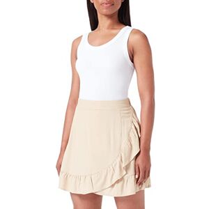 VERO MODA Dam Vmmymilo Hw Mini Skirt WVN Ga Rock, Irländsk grädde, L VERO MODA Dam Vmmymilo Hw Mini Skirt WVN Ga Rock, Irländsk grädde, L