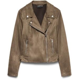 VERO MODA Vmjose Falsk mockajacka Noos shorts dam, Choklad, S VERO MODA Vmjose Falsk mockajacka Noos shorts dam, Choklad, S