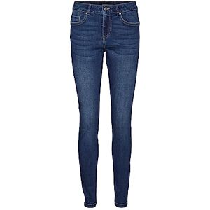 VERO MODA dam Jeans Vmalia Mr S Shape J Vi3341 Ga Noos, Dark Blue Denim, XS / 34L VERO MODA dam Jeans Vmalia Mr S Shape J Vi3341 Ga Noos, Dark Blue Denim, XS / 34L