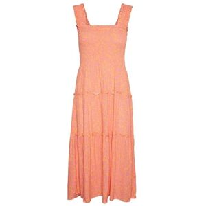 VERO MODA VMMENNY SL Smock Calf Dress WVN GA NOOS, Rosa Cosmos/Aop: huki, XS VERO MODA VMMENNY SL Smock Calf Dress WVN GA NOOS, Rosa Cosmos/Aop: huki, XS