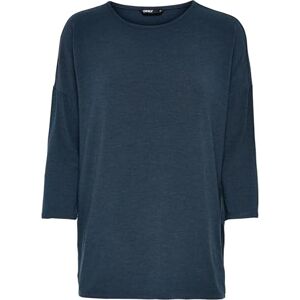 ONLY Dam Tröja Onlglamour 3/4 Top Jrs Noos, Indiskt bläck, M ONLY Dam Tröja Onlglamour 3/4 Top Jrs Noos, Indiskt bläck, M