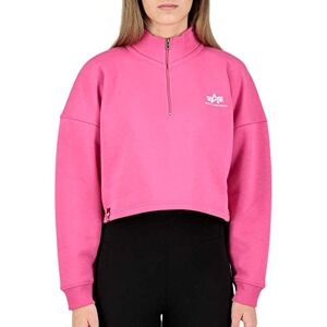 Alpha Industries ALPHA Dam halv dragkedja tröja Cos Sl Wmn lediga shorts, magenta, L, Magenta, L Alpha Industries ALPHA Dam halv dragkedja tröja Cos Sl Wmn lediga shorts, magenta, L, Magenta, L