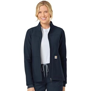 Carhartt Fluidbeständig fleecejacka för kvinnor, Marinblått Xsp, M Carhartt Fluidbeständig fleecejacka för kvinnor, Marinblått Xsp, M
