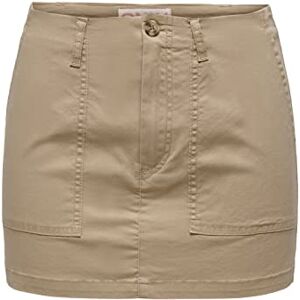 ONLY Bestseller A/S Dam ONLEVELYN MW kort cargokjol PNT kjol, cornstalk, XL, Cornstalk, XL ONLY Bestseller A/S Dam ONLEVELYN MW kort cargokjol PNT kjol, cornstalk, XL, Cornstalk, XL