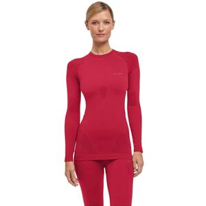 FALKE dam Baslager Ovandel Warm Round Neck W L/s Sh funktionellt garn snabbtorkande 1 del, Röd Red 8644, XS FALKE dam Baslager Ovandel Warm Round Neck W L/s Sh funktionellt garn snabbtorkande 1 del, Röd Red 8644, XS