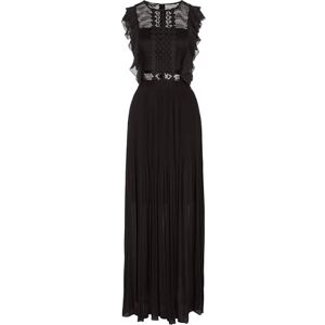 APART Fashion APART Aftonklänning av halvtransparent georgette och transparent nätvara, svart, 40 APART Fashion APART Aftonklänning av halvtransparent georgette och transparent nätvara, svart, 40