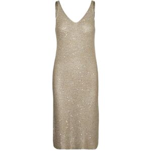 VERO MODA VMLEILANI New Strap V-hals BLK klänning, Silver mink/detalj: w. Silversequins, M VERO MODA VMLEILANI New Strap V-hals BLK klänning, Silver mink/detalj: w. Silversequins, M