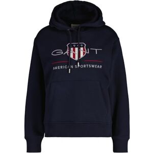 GANT Archive Shield Hoodie, Kvällsblå, L GANT Archive Shield Hoodie, Kvällsblå, L