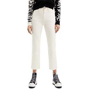 Desigual Dam jeans, Vit, 36 SE Desigual Dam jeans, Vit, 36 SE