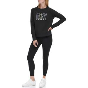 DKNY Damers Multi Outline Logo Tröja, Svart Tulip, Liten, Svart tulpan, S DKNY Damers Multi Outline Logo Tröja, Svart Tulip, Liten, Svart tulpan, S