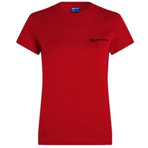 KARL LAGERFELD JEANS , kvinnor, smal kortärmad Essential Logo te, smal passform, pompeian röd, XL, röd, XL KARL LAGERFELD JEANS , kvinnor, smal kortärmad Essential Logo te, smal passform, pompeian röd, XL, röd, XL