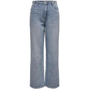 ONLY ONLFATIMA REG Loose Wide DNM GUA, Mellanblå denim, 30W x 32L ONLY ONLFATIMA REG Loose Wide DNM GUA, Mellanblå denim, 30W x 32L