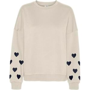 VERO MODA Vmkarol Bea Ls Sweat Box JRS Ga, Björk, S VERO MODA Vmkarol Bea Ls Sweat Box JRS Ga, Björk, S