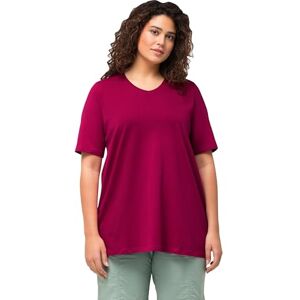 Ulla Popken Damer, A-linje, v-ringning, halvärm T-shirt, Vild blomma, 46/L Ulla Popken Damer, A-linje, v-ringning, halvärm T-shirt, Vild blomma, 46/L