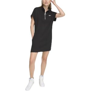 DKNY Dam metallic Bubble Logo Casual Dress, svart/silver, S DKNY Dam metallic Bubble Logo Casual Dress, svart/silver, S