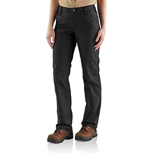 Carhartt Dam professionell serie, rugged flex, lös passform, canvasarbetsbyxor, arbetsbyxor, svart, 6W Carhartt Dam professionell serie, rugged flex, lös passform, canvasarbetsbyxor, arbetsbyxor, svart, 6W