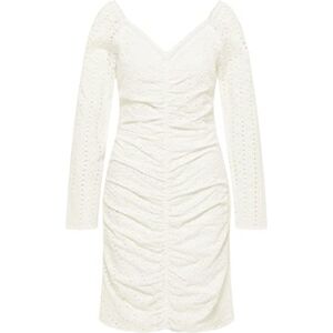 faina Damklänning med hålbroderi 19223100-FA01, vit, XS, Klänning med hålbroderi, XS faina Damklänning med hålbroderi 19223100-FA01, vit, XS, Klänning med hålbroderi, XS