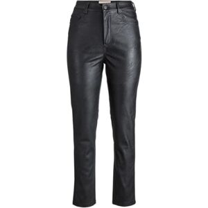 JJXX Jack & Jones dam JXBERLIN Slim HW Faux Leat Pants NOOS-byxor, svart/detalj: matt, S, Svart/detalj: matt, S JJXX Jack & Jones dam JXBERLIN Slim HW Faux Leat Pants NOOS-byxor, svart/detalj: matt, S, Svart/detalj: matt, S
