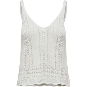 ONLY Bestseller A/S Dam ONLLYZET Life S/L KNT NOOS topp, Cloud Dancer, XL, Molndansare, XL ONLY Bestseller A/S Dam ONLLYZET Life S/L KNT NOOS topp, Cloud Dancer, XL, Molndansare, XL