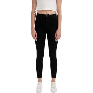 DeFacto Dam Jean – snygga byxor, fashionabla jeggings och bekväma jeans för kvinnor, jeans och byxor för kvinnor, svart, 34 SE DeFacto Dam Jean – snygga byxor, fashionabla jeggings och bekväma jeans för kvinnor, jeans och byxor för kvinnor, svart, 34 SE