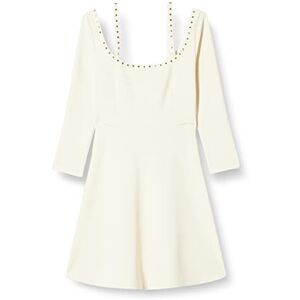 Pinko Granne Stygstygnklänning Sc Casual Dress Dam, N96_fumVit, 44 Pinko Granne Stygstygnklänning Sc Casual Dress Dam, N96_fumVit, 44