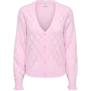 JDY letty L/S V-hals struc Cardi KNT Noos, Rosa dam, S JDY letty L/S V-hals struc Cardi KNT Noos, Rosa dam, S