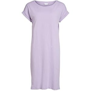 Vila Kvinnors VIDREAMERS S/S Knee klänning/SU-NOOS klänning, pastell lila, XS Vila Kvinnors VIDREAMERS S/S Knee klänning/SU-NOOS klänning, pastell lila, XS
