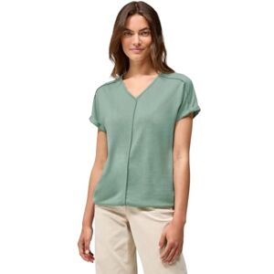 Cecil dam-t-shirt med dekorativa sömmar, Matcha grön, S Cecil dam-t-shirt med dekorativa sömmar, Matcha grön, S