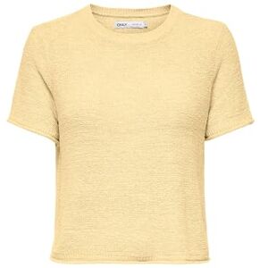 ONLY Onlsunny S/S tröja KNT Noos, Dubbel grädde, XS ONLY Onlsunny S/S tröja KNT Noos, Dubbel grädde, XS