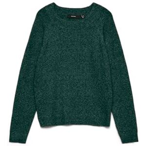 VERO MODA dam VMDOFFY LS O-hals blus GA NOOS 10201022, Pine Grove/detalj: melerad, XS VERO MODA dam VMDOFFY LS O-hals blus GA NOOS 10201022, Pine Grove/detalj: melerad, XS