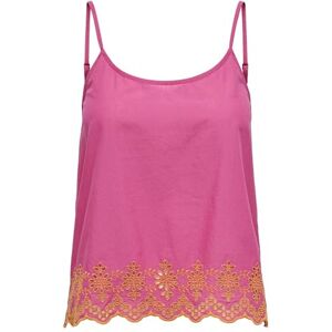 ONLY Onllou Life Emb Singlet Ptm, Fuchsia lila, M ONLY Onllou Life Emb Singlet Ptm, Fuchsia lila, M