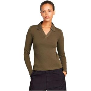 G-STAR RAW Polo slim ls wmn, Grön (vilda oliv D26074-d958-1866), M G-STAR RAW Polo slim ls wmn, Grön (vilda oliv D26074-d958-1866), M