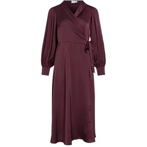 Vila Vienna Ravenna Ankel Wrap Dress-Noos/DC, Fig, 44 Vila Vienna Ravenna Ankel Wrap Dress-Noos/DC, Fig, 44