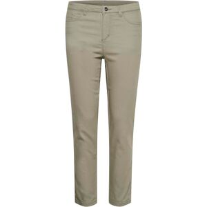 KAFFE Jeans twill beskuren smal passform mellanmidja vanlig waistband, Vetiver, 38 KAFFE Jeans twill beskuren smal passform mellanmidja vanlig waistband, Vetiver, 38