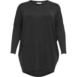 ONLY Carmakoma Carcarma L/S Long Top Noos t-shirt, svart, M plus size ONLY Carmakoma Carcarma L/S Long Top Noos t-shirt, svart, M plus size