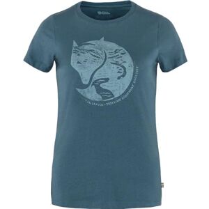 Fjällräven FJALLRAVEN Arctic Fox Print T-shirt W, Indigo Blue, L dam Fjällräven FJALLRAVEN Arctic Fox Print T-shirt W, Indigo Blue, L dam